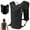 black, variant on Running Hydration Vest Backpack,Running Water Vest for Women and Men,for Hiking Cycling,Gray