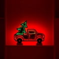 thumbnail image 2 of Melrose International LLC Truck and Tree Infinity Light 16"L x 13.5"H Acrylic UL Plug Included, 2 of 2