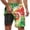 C-Green, variant on Letdown Men's Swim Trunks with Compression Liner Swim Shorts Print Stretch Breathable Swimming Trunks Swim Suits with Pockets
