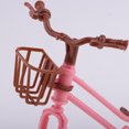 thumbnail image 3 of Los Accesorios Plásticos Rosados ​​de La Bicicleta para de La Muñeca Fingen El Juguete Del Juego Sunnimix Bicicleta en miniatura de la casa de muñecas, 3 of 8