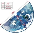 thumbnail image 3 of Winter Wonderland Christmas Tree Skirt 36" for Xmas Halloween New Year Holiday Party Home Tree Mat Decor Ornaments Decoration, 3 of 6