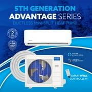 MRCOOL Advantage 5th Gen 9000 BTU 115V Ductless Mini Split Heat Pump AC - Non-DIY, 16 Ft Line Set, WiFi Control