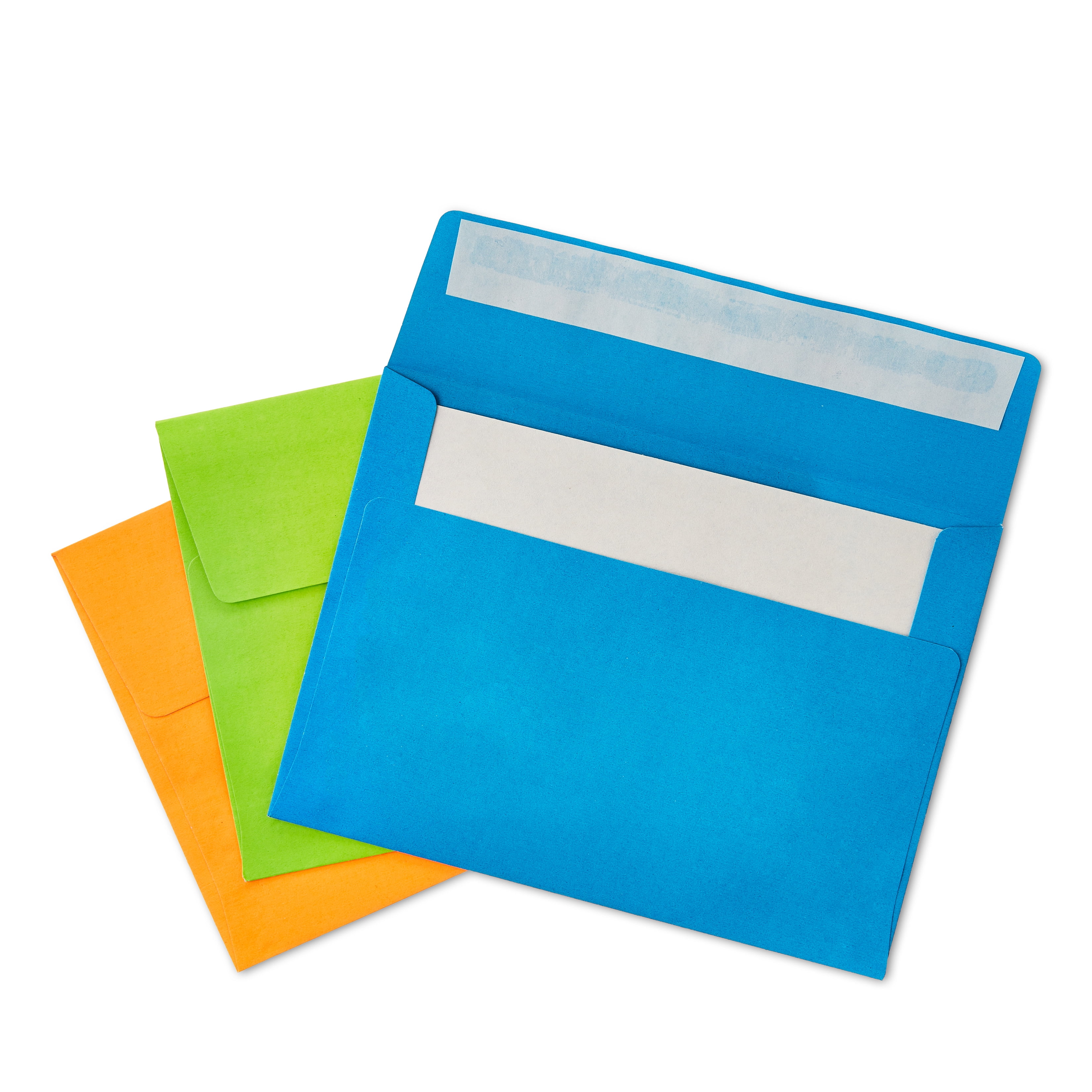 Pen+Gear A6 Invitation Peel and Stick Envelopes, Assorted Colors, 4.75 in x 6.5 in, 50 Count