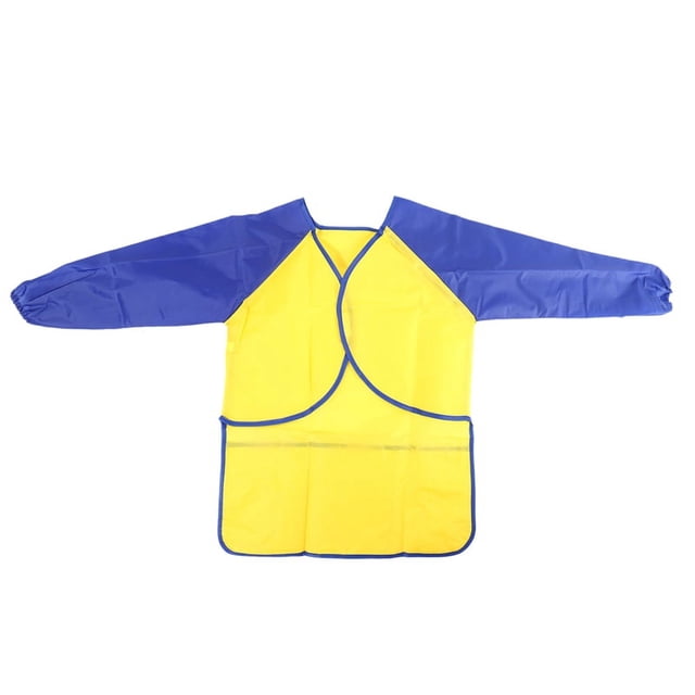 Childrens Kids Toddler Delantal impermeable Play Art Smock con 3 bolsillos espaciosos - Pintura, horneado, loncheado - De 3 a 8 anos (pinturas y pinceles no incluidos)