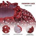 thumbnail image 2 of Bonnets de Douche Réutilisables Imperméables - Motif Échecs Noir et Rouge (2 Pack), 2 of 5