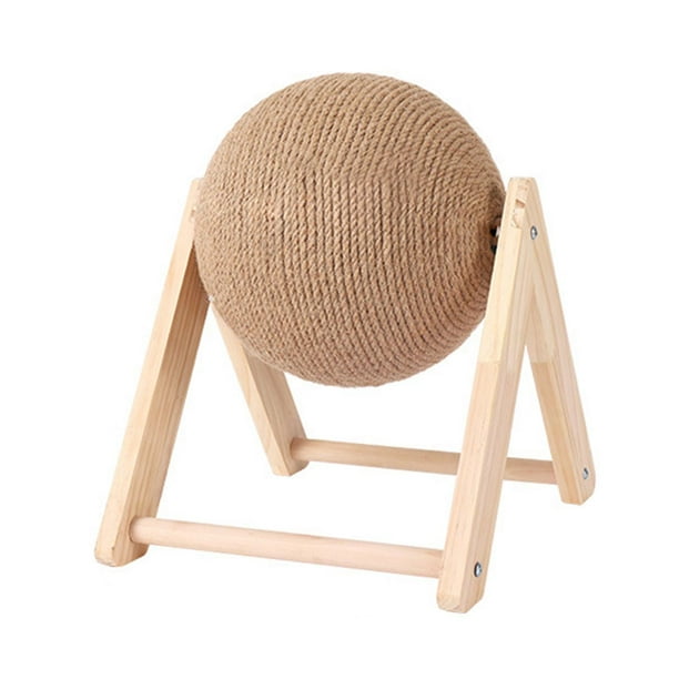 Pelota para rascar para gatos, juguete interactivo de entrenamiento, resistente al desgaste M