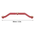 thumbnail image 4 of RC Steering Link Aluminum Alloy Upgrade Part RC Steering Tie Rod for 1/18 RC Car Red, 4 of 8