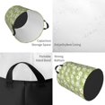 thumbnail image 5 of Lsque Daisies Flowers pattern Laundry Hamper Basket, Tall Woven Rope Hamper Basket for Clothes, Lightweight Storage Basket, Collapsible Waterproof-, 5 of 8