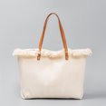 thumbnail image 4 of Yoyauz Ladies' Tote Bag Canvas Beach Tote Bag With Zipper Large Shoulder Backpack Handbag, Suitable For Travel, Work, Gym, 4 of 7