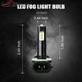 thumbnail image 4 of IHNZCB for Ezgo 1994-Up Cart 100w Led Headlights Bulb,881 862 886 889 894 896 889 898,Y08, 4 of 11