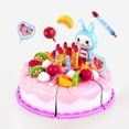 thumbnail image 3 of 603d295f8b91fb6bc45080b2 blank Rosado Zulema Juego de imaginación pastel de cumpleaños, 3 of 8