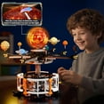 thumbnail image 6 of Joycrown Solar System Building Set with Light, Rotatable STEM Educational Toys with 8 Planets, Electric Manual Mode Spinning Space Toys for Astronomy Learning, Gift for Boys Girls Age 6-12(1282pcs), 6 of 8