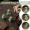 thumbnail image 4 of Frog Figurines Yoga Zen Decor Porcelain Emotion Cute Bathroom Decor, Replacement Toilet Parts Easy Installation D7Y9, 4 of 8