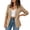 Khaki, variant on 3/4 Sleeve Blazers for Women Fall Lightweight Solid Color Open Front Suit Jackets