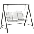 thumbnail image 1 of Outsunny Swing Stand, Metal Swing Frame, 528 LBS Weight Capacity, Black, 1 of 10