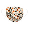 thumbnail image 4 of Máscara facial impresa desechable de Halloween con 3 capas de máscara de calabaza de tela fundida Spunlace para niños adultos estilo 1 (niños 14.5 * 9 cm) JAMW Sencillez, 4 of 5