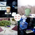 thumbnail image 2 of FMSHPON Merry Christmas Santa Claus Set of 6 Coaster for Drinks, Absorbent Ceramic Stone Coasters Cup Mat with Cork Base for Home Kitchen Room Coffee Table Bar Decor, 2 of 4