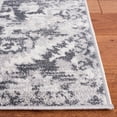 thumbnail image 3 of SAFAVIEH Toscana Alvin Medallion Polyester Area Rug, Grey/Ivory, 8' x 10', 3 of 8