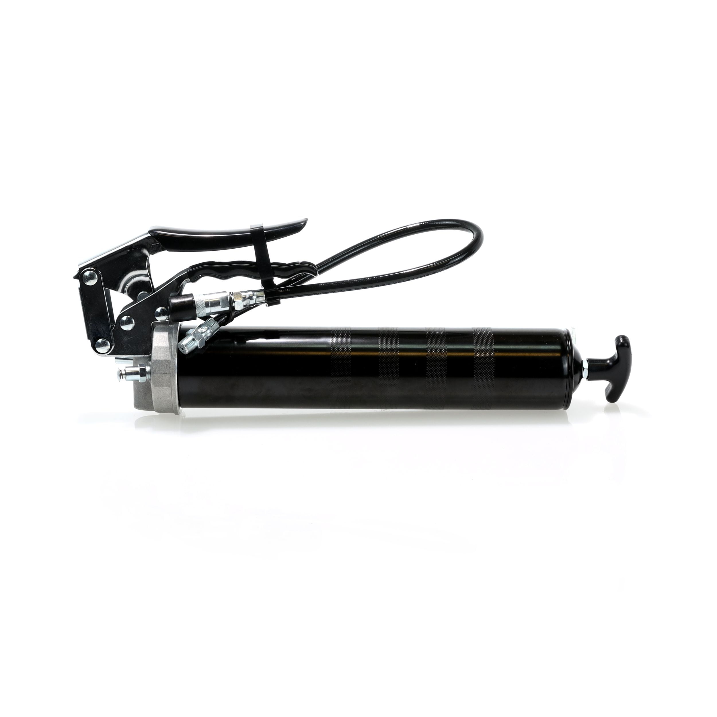 (2 pack) Lumax Heavy-Duty Pistol Grease Gun with 18" Flex Hose