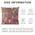 thumbnail image 5 of Qinduosi Pink Donut Throw Pillow Cover Top and Chocolate Decorative Colorful Pillow Covers Square Soft Couch Cushion Case for Bedroom Sofa Home Decor White, 5 of 5