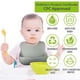 thumbnail image 2 of Silicone Baby Bibs, Waterproof Comfortable Silicone Bibs for Babies and Toddlers, BPA Free, with Pocket for Food Catcher, Sage, Ether, 2 of 5