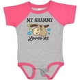 thumbnail image 3 of Inktastic My Grammy Loves Me with Sloth and Hearts Boys or Girls Baby Bodysuit, 3 of 5