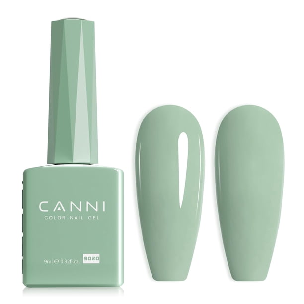 Esmalte de uñas en gel CANNI, verde claro, salvia, menta, alto brillo
