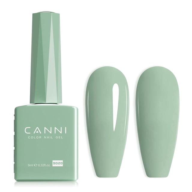 Esmalte de uñas en gel CANNI, verde claro, salvia, menta, alto brillo