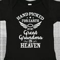 thumbnail image 4 of Inktastic Handpicked for Earth by My Great Grandma in Heaven Boys or Girls Baby Bodysuit, 4 of 5