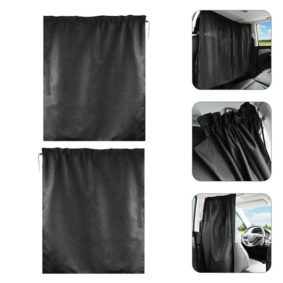 GOOHOCHY 2 Pcs Curtain inside Window Covers for Car Privacy