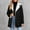 Black, variant on Women Jacket Coat Fall Winter Retro Solid Color Suede Composite Button Thicked Long Loose Cardigan Overcoat Long Sleeve Tops with Pockets Black S