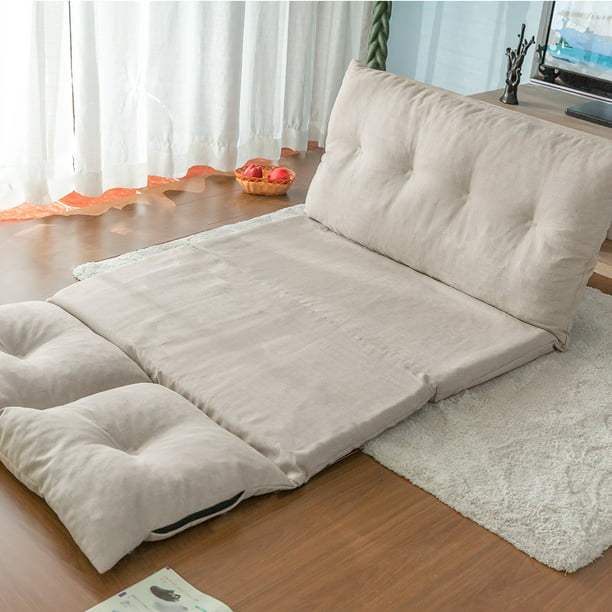 Clearance Folding Futon Chaise Lounge Sofa Adjustable Gaming