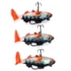 thumbnail image 1 of Accesorio para aparejos de pesca, 3 piezas con revestimiento en T, señuelos de pesca con cola en T, cebo de pesca artificial para lograr más, 1 of 8