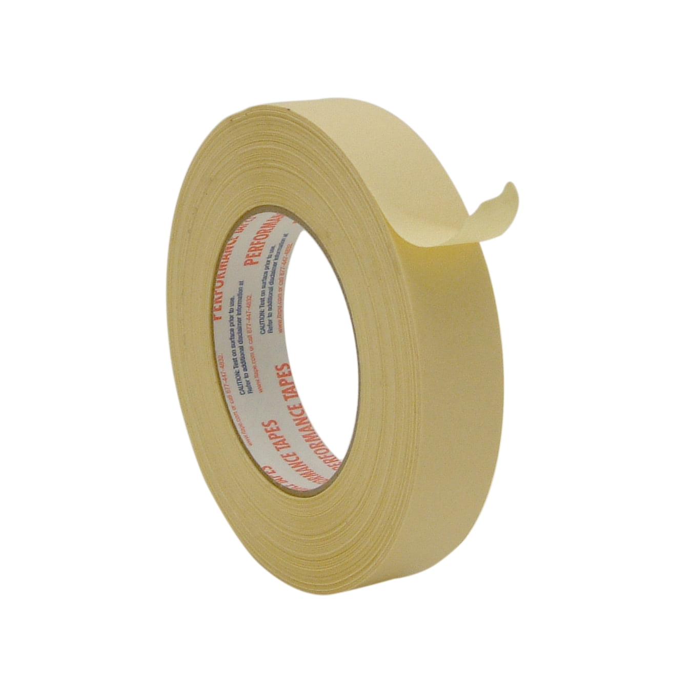 Intertape PG21 High Temperature Masking Tape: 1 in x 60 yds. (Natural)