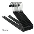 thumbnail image 1 of Metal Open-end Non Slip Slacks Pant Hangers Trouser Hangers Organizers Set New, 1 of 1