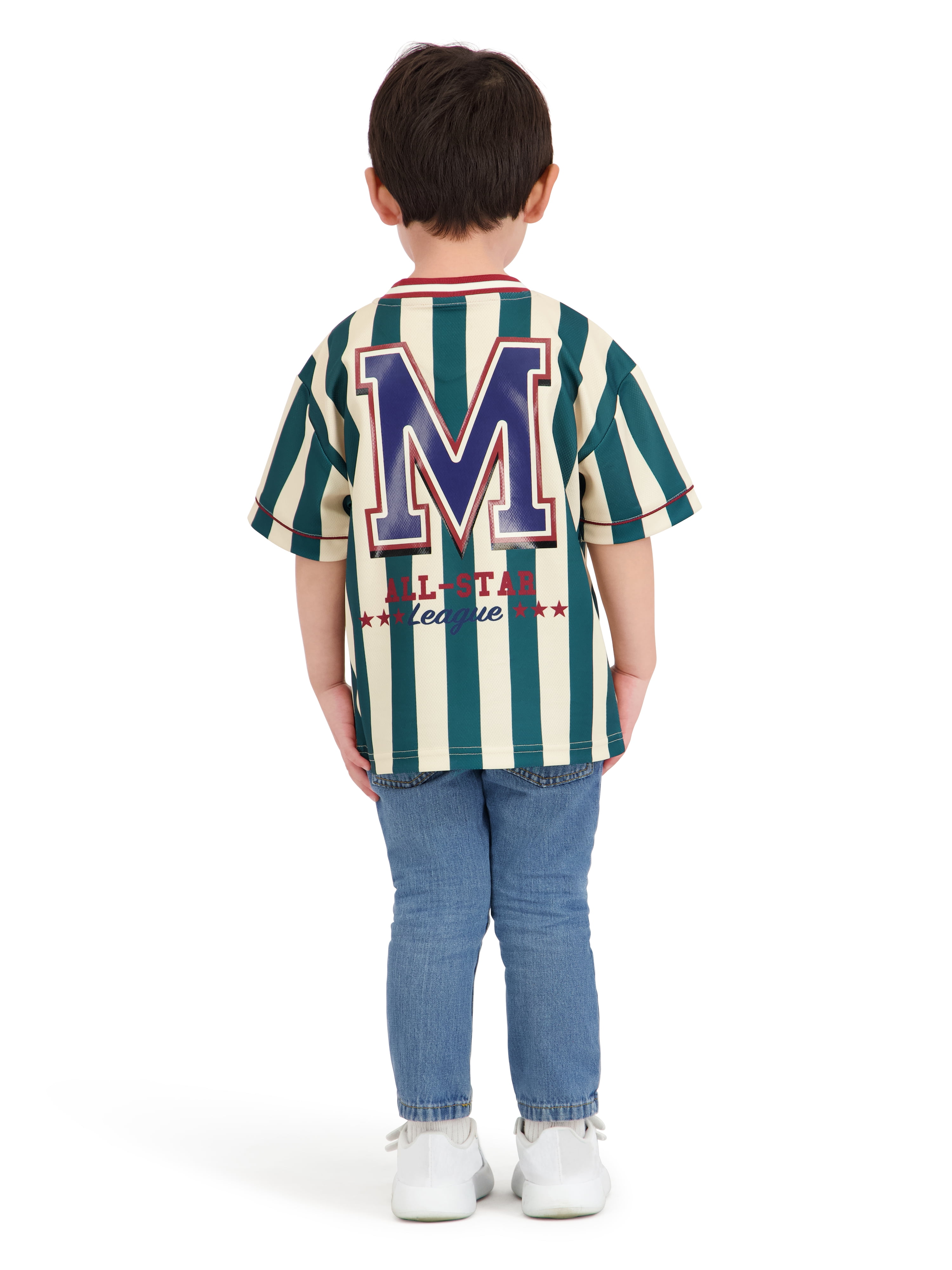 Mickey Mouse Toddler Boy Short Sleeve Jersey, Sizes 12 Months-5T