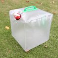 thumbnail image 4 of Bolsa de agua EVA transparente portátil plegable para exteriores ultraligera de gran capacidad (20L), 4 of 8
