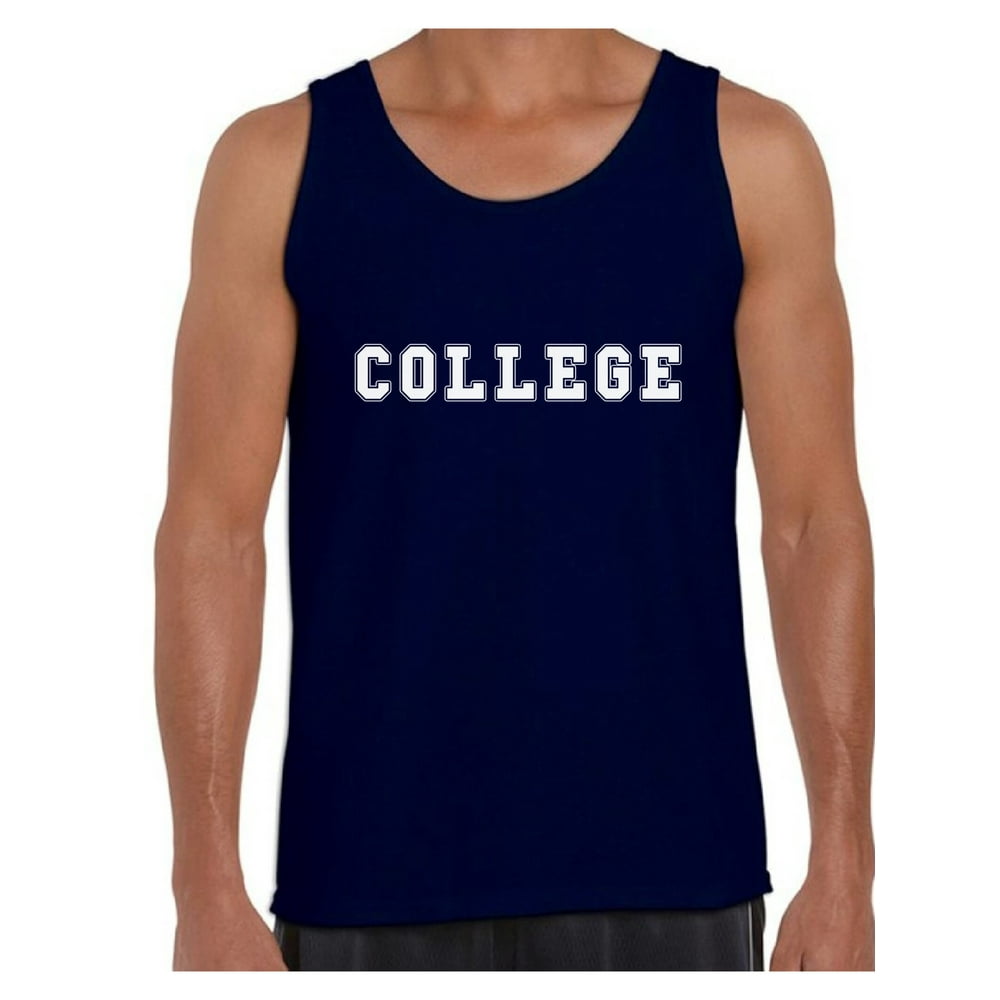 Awkward Styles Awkward Styles College Tank Top for Men College Tank