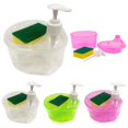 thumbnail image 3 of Apmemiss Clearance Soap Dispenser for Kitchen Sink, Kitchen Hand and Dish Soap Dispenser Set with Sponge Holder, Plastic Soap Dispenser with Tray Christmas Clearance Sale, 3 of 9