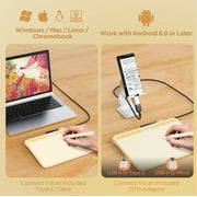 UGEE S640 Graphics Drawing Tablet 6.3x 4 Pen Tablet for Linux, Mac, Windows PC and Android OSU