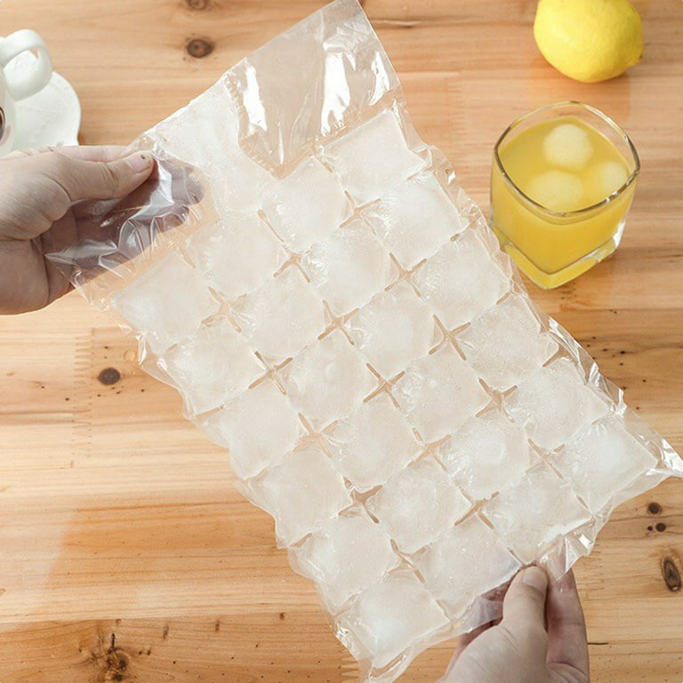 10pcs Disposable Clear Ice Bag, Simple PE Disposable Ice Cube Bag For  Kitchen