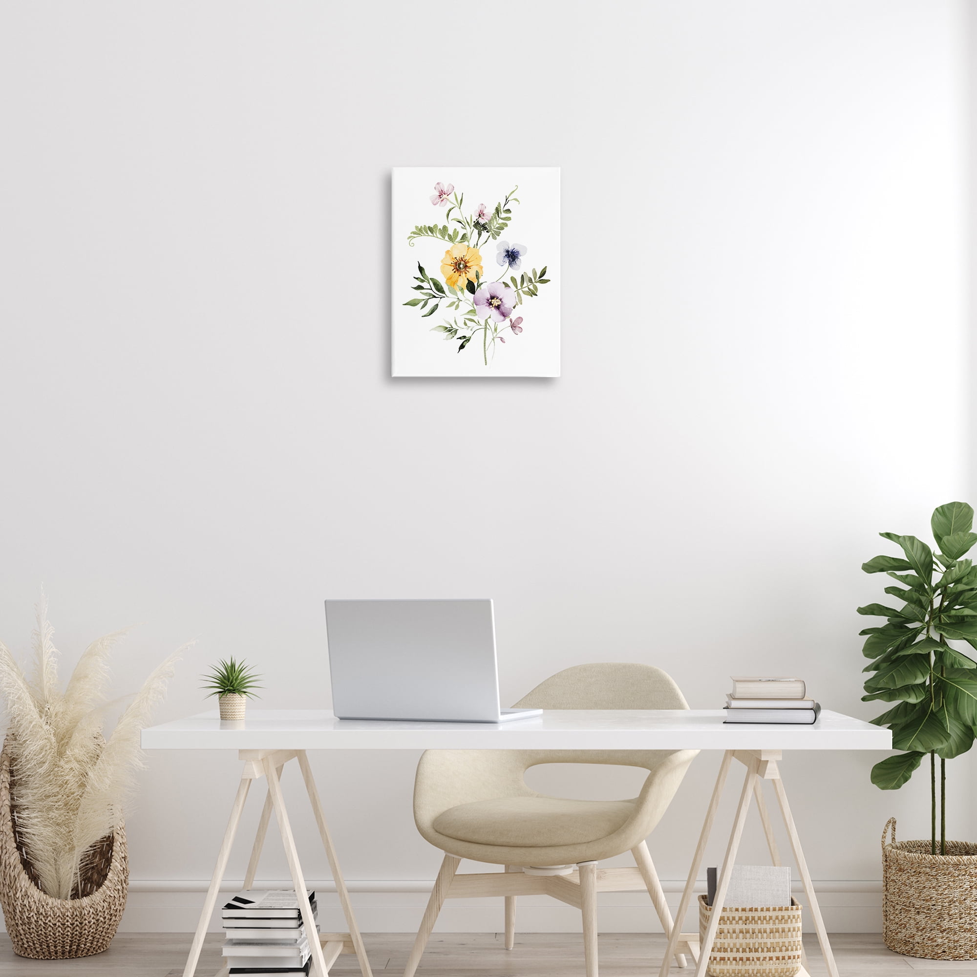 Garden Herbs Blooming Canvas Wall Art, design by Lettered and Lined