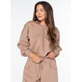 thumbnail image 3 of Celebrity Pink Women's and Women's Plus Pullover Sweatshirt, Sizes XS-4X, 3 of 7