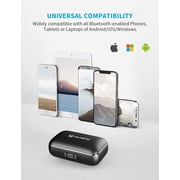 VANKYO X200 True Wireless Earbuds, Bluetooth 5.0 Earbuds in-Ear TWS Stereo Headphones with Smart LED Display Charging Case, IPX8 Waterproof, 120H Playtime Built-in Mic with Deep Bass for Sports/Work