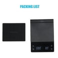 thumbnail image 2 of Yeacher 0.3g~3000g High Digital Scale with Waterproof Surface Electronic Scale LED Display with Backlight Portable Kitchen Scale Baking Scale Coffee Scale, 2 of 8