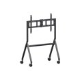 thumbnail image 3 of ViewSonic VB-STND-009 - Cart - for interactive flat panel / LCD display - slim trolley - steel, polyurethane (PU) wheels - screen size: 65"-105" - mounting interface: up to 1000 x 600 mm, 3 of 5