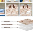 thumbnail image 4 of Yayeee Foldable Storage Basket for Shelves Set of 2 Waterproof Cloth Bins with Handles, Cartoon Goose Pattern, 4 of 7
