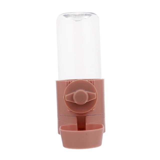 WallMounted Pink Drinking Bottle for Cats and Dogs, Easy to Clean, SlipResistant