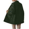 thumbnail image 6 of SDNall Women's Long Sleeve Hooded Jacket with Pockets, Fashion Casual Tweed Coat, 6 of 6