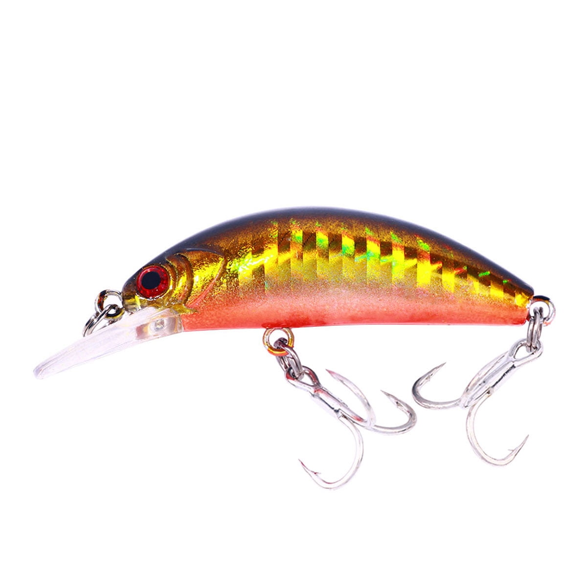 HENGJIA Fishing Lures, Jerkbait for Bass Fishing Minnow Lure Set, Fishing Plugs Sinking Hard Baits Swimbaits for Trout Bass Perch Fishing,10pcs